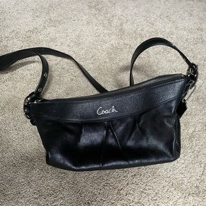 Coach black shoulder bag